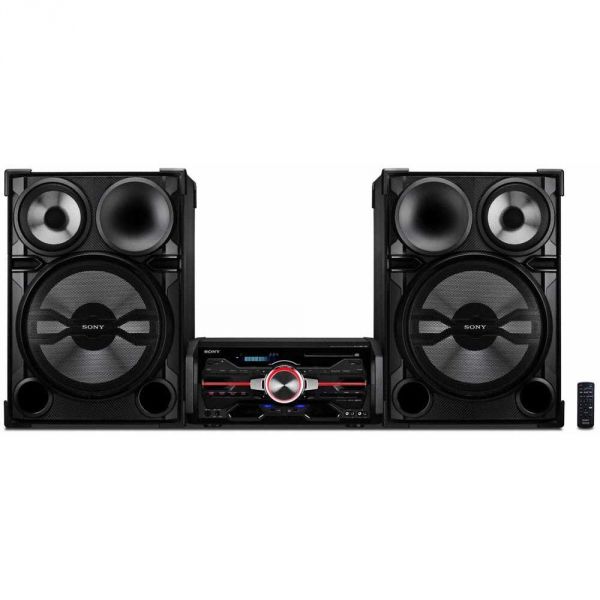 Mini System Sony FST-SH2000, 2 USB, 1500W RMS, Controle Remo